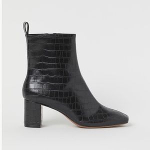 HM Block Heeled Ankle Boot